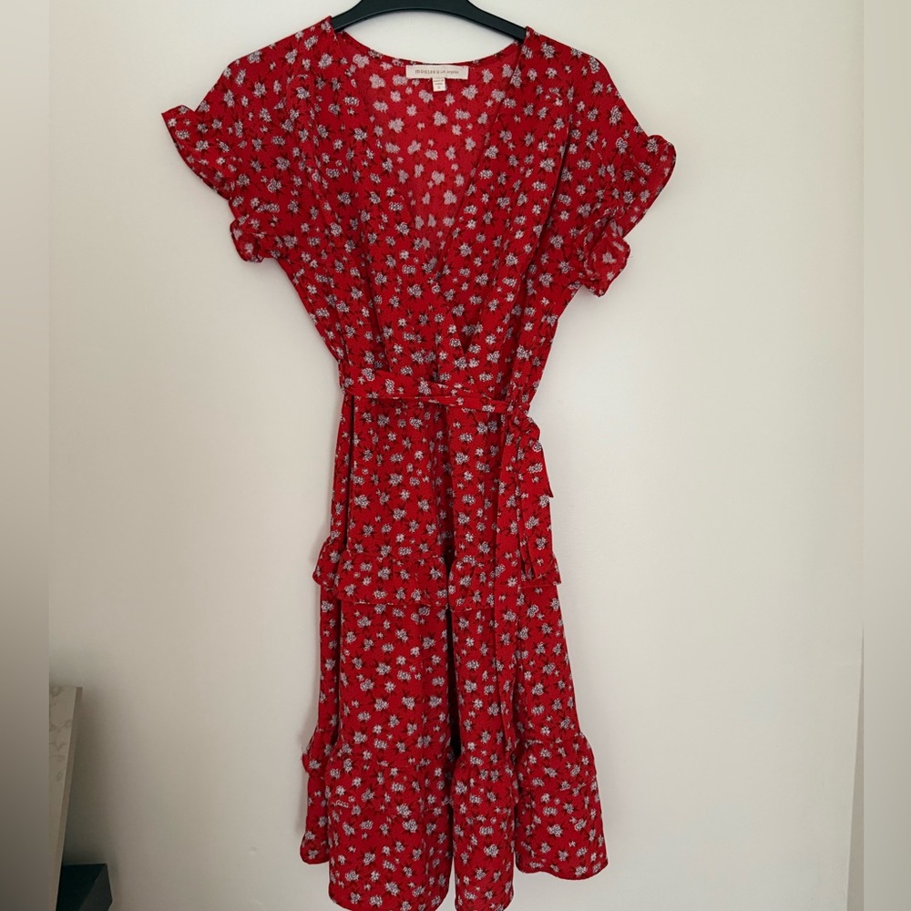 Red Floral Dress